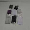 9 Pairs Summer Fingerless Gloves Half Finger Sun Protection Touchscreen Driving Gloves for Adult