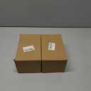 2 x Protective Case for LABUBU, Case Cover for 17cm Doll, Plastic Clear Cover for Have a Seat Plush Toy with Key Chain and Flannel Bag, Plastic Clear Display Box(No Doll, 15cm)