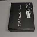 Cupping Kit for Massage Therapy Set with Pump 12 Massage Cups for Cellulite Reduction Muscle Back Pain Relief Physical Therapy (Black Hand Pump)