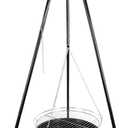 guogiyala Tripod Grill - Camping Fire Portable griil with Adjustable chain, suitable for outdoor camping and backyard cookouts