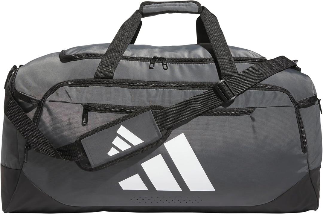 adidas Defender 5 Duffel Bag Premium Duffle for Sports, Gym & Travel