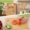 Mothers Day Mom Gifts for Mom Birthday Easter Gifts from Daughter Son | I Love Best Mom Ever New Single Moms Cool Christmas Valentines Present from Daughter Cutting Boards Unique Mom Gift