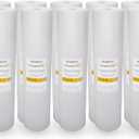 Max Water 5 Micron 20 x 4.5 Sediment Filter 20 inch Whole House BB Water Filtration System Replacement Compatible Cartridge DGD-5005-20, FP25B, AP810-6, FPMB5-20, P5-20, 155358-43, SDC-45-2005