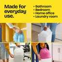 2 x Glad Small Drawstring Trash Bags with Clorox, 4 Gal, Lemon Fresh Bleach, 34 Ct (Package May Vary)