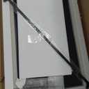 Hasipu Farmhouse Bathroom Mirror, 40"x26" Rustic Wood Framed Wall Mounted Mirror, Gray Vintage Vanity Mirror Barn Door Style Decrative Mirrors (Grey)