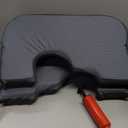 HOMBYS Memory Foam Bed Sore Cushions for Butt, Bedsore Pressure Relief Pillow for Sleeping and Sitting, Cushion for Bed Sores on Buttocks, T Shaped Opening Tailbone Pillow, Patent Pending (Dark Grey)