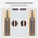 Cribbage Board Game Set, 3-Track Premium Wooden Cribbage Board with Magnetic Lock & Large Storage, 9 Metal Pegs, 2 Decks of Playing Cards - Classic Board Games for Adults Family (Instruction Include)