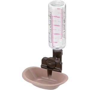 Richell Pet Water Rehydration Station, Gravity Fed Pet Water Station, Includes Bottle and Dish | Crate Attachment, BPA Free - Includes Water Bottle and Detachable Dish