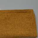 Homaxy Cloths Placemats for Dining Table Set of 4, Heat Resistant Washable Cotton Linen Blend Table Mats, Easy to Clean Place Mats for Indoor Outdoor Party Kitchen Decoration, 13" x 19", Amber