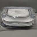 MoreFeel Collapsible Baby Bathtub for Newborn with Thermometer & 1 Hooded Towel & 1 Soft Floating Cushion,Portable Travel Bathtub with Drain Hole, Durable Foldable Baby Tubs for Infants to Toddler