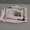 YI & ZE Ombre Pink Shower Curtain Sets for Bathroom Accessories Fabric Polyester Waterproof Modern Shower Curtain Liner with 12 Hooks Pink W36xL72