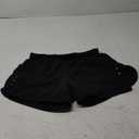 Ksmien Women's 2 in 1 Running Shorts - Lightweight Athletic Workout Gym Yoga Shorts Liner with Phone Pockets, Medium, Black 