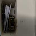 6 Pack Brushed Gold Door Handles, Interior Door Knob Heavy Duty, Flat Square Privacy Door Locks, Keyless Door Leverset for Bedroom and Bathroom