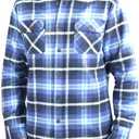 Jachs Men's Flannel and Thermal Long Sleeve Henley M