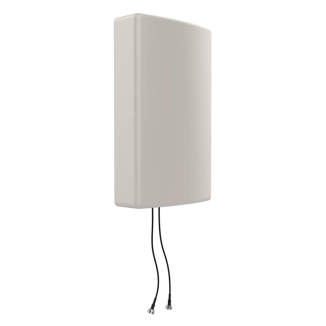 4G / LTE / 5G Cross-Polarized (MIMO) 7-10 dBi High-Gain Fixed-Mount Outdoor Directional Panel Antenna (ANT-129-001)