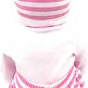 Reborn Baby Girl Doll Clothes 20-22 Inches Newborn Baby Girl 4 Pieces Accessories Set