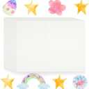 Motipuns 100 Pcs Color Diffusion Paper Set White Rectangular 14 x 18 Inch Watercolor DIY Painting Craft Paper Handmade Art Activity Supplies for DIY Event Party Holiday Decoration Painting Gifts Bulk