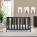 Delta Children Heartland 4-in-1 Convertible Crib, Black