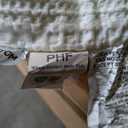 PHF 3 Pieces Cream Waffle Weave Comforter Set King Size - Ultra Soft Textured Waffle Comforter with 2 Pillow Shams, Lightweight Breathable Comfy Bedding Set for All Season, Cream