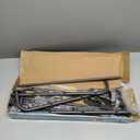 Whitmor 18 Pair Over The Door Shoe Organizer, 6 Tier Heavy Duty Metal Shoe Organizer for Closet, Hanging Shoe Rack for Closet Organizer & Storage, 42" L x 22.7" W x 7.5" H, Gunmetal Gray