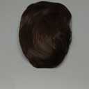 Mens Brown Wig Long Wavy Brown Male Wig Shoulder Length Unisex Wig Heat Resistant Synthetic Hair Cosplay Party Costume Wig