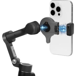 Magnetic Adapter Ring Holder for DJI Osmo Mobile 8 7P 7 6 5 4 SE Smartphone Gimbal Stabilizer,Quick-Release Mount Compatible with OM 8 7P Tracking Module/DJI OM Multifunctional Module