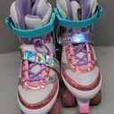 Toddler Roller Skates for Girls Kids Boys, 4 Size Adjustable with Light Up Wheels, Size: XL - Youth (3Y-6Y US)