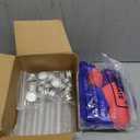 24 Pcs Microphone Candy Tubes Kpop Themed Decor Karaoke Theme Birthday Party 10'' Fake Prop Microphone Plastic Toy for Disco Singer Stage Costume Prop, Candy Not Included (Purple,Pink,Blue)