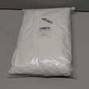 100% Cotton Percale Fitted Sheet Queen Size, 8-15" Deep Pocket Cooling Bottom Sheet, Breathable Soft & Crisp Fitted Sheet Only with 4 Corner Straps (Queen, White)