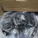 UFO Led High Bay Light 240w 28,500Im 5000K 0-10v Dimmable,High Bay Led Lights,6.5' Power Cord, Hanging Hook, Safe Rope, Etl Listed High Bay Lamps for Warehouses, Factories.(240W-1PACK-Black)