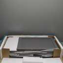 Shintenchi Tall Bathroom Storage Cabinet, Slim Corner Floor Cabinet with Doors and Drawer, Freestanding Narrow Bathroom Organizer with Adjustable Shelves for Small Space, Gray (Grey)