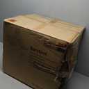 Youhauchair Bar Stools Set of 2, Swivel Counter Height Barstools with Back, Adjustable Faux PU Leather Bar Chairs, Modern Armless Kitchen Island Stool, Brown