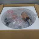 Darkaway Large Barn Light Fixtures 18inch Dome Wall Lamps Sconces with Hammered Metal Shade, Blue Gooseneck Lighting for Outdoor Indoor Patio Porch Hallway Garage Lights, 2 Pack