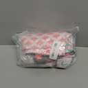 6 Pack Cotton Baby Burp Cloths Extra Absorbent Soft for Baby Boys and Girls (Pink02)