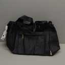 Wandering Nature Tote Bag for Women, Laptop Work Bag with 2 Cup Holders, Leather Purses and Handbags for Teacher Nurse Travel (Black)