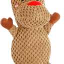 Senneny Dog Christmas Toys Reindeer, Stuffed Squeaky Toys for Dogs Puppy, Plush for Large Medium Dogs, Interactive Durable Dog Chew Toys