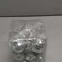 28 Pack Disco Ball, Disco Ball Party Decorations Silver Hanging Reflective Mirror Balls Ornaments 70s Disco Party Supplies Birthday Holiday Wedding Christmas Tree Decor