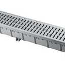 NDS 864G Pro Series Channel Drain, Gray, 5-In. - Quantity 1