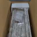 Lavezee 15.7 Inch Floating Shelves for Wall Set of 3, Rustic Picture Ledge Wall Mounted Shelf for Living Room, Bedroom, Kitchen, Bathroom, Distressed White