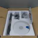 Milk Glass Pendant Light Kitchen Island, 1-Light Modern Black Hanging Light Fixtures with Rods, Mini Kitchen Pendant Lighting Over Island for Sink Bathroom