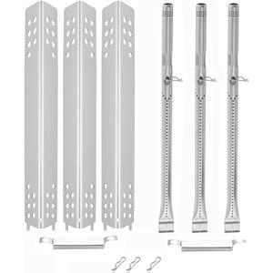 463343015 Heat Tent Burner Replacement Parts for Charbroil Advantage 3 Burner Grill Parts 463464315 463435115 463436815 463370015 Charbroil Performance 3 Burner Gill Parts G458-0018-W1 Heat Shield