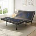 kaipuyiree Queen Size Adjustable Bed Frame with Massage & Zero Gravity - Electric Bed Frame with Remote, USB Charging, LED Night Light, 10-14.5" Adjustable Height, 900LBS Capacity, Quiet Motor