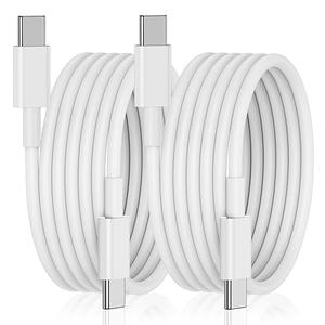 USB C to USB C Cable for Apple iPhone 15 Charger Cable 2pack 6FT 60W, Type C Fast Charge Cord,iPhone 15 Charger Fast Charging Wire with iPhone 17/16/15/Plus/Pro Max, iPad Pro
