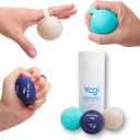 Yogi Stress Ball with Finger Grip Strap  Squeeze Ball for Anxiety Relief & Hand Therapy  Grip Strength Trainer for Adults & Kids, Fidget Toy for Stress Relief, Squishy Sensory Ball