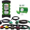 Heavy Duty Truck Scanner for Noregon DLA+ 2.0 Adapter Kit for JPRO, Diesel Scanner Diagnostic Tool with 2025 V3.1 Software, Fleet Maintenance Must (2025 V3.1 Help Remote Install)