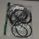 Windshield Washer Hose Kit - 4 Meter Universal Washer Fluid Hose with 12 Pcs Hose Connectors, Suitable for Most Windshield Washer Nozzle Installation, Connect Car Water Pump and Nozzles