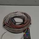 Led Strip Boat Lights Kit, 40FT Bluetooth Multi-Color Marine Pontoon Led Lights, Waterproof Boat Interior Light, Under Gunnel Deck Light, Night Fishing Lighting, APP/Remote Control, Sound Music Sync