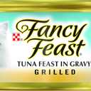 24 x Fancy Feast Gourmet Wet Cat Food, Tuna Feast In Gravy, Grilled, 3 Ounce Single Can