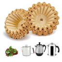 Coffee Filters Compatible with Farberware Coffee Percolator, 150 Pcs Perforated Unbleached Filter Paper for Farberware 4Cup, Coletti 6Cup, Elite Gourmet 6 Cup