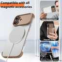 Frameles Phone CaseCompatible with iPhone 17 CaseTPU Minimalist Protective. Brown